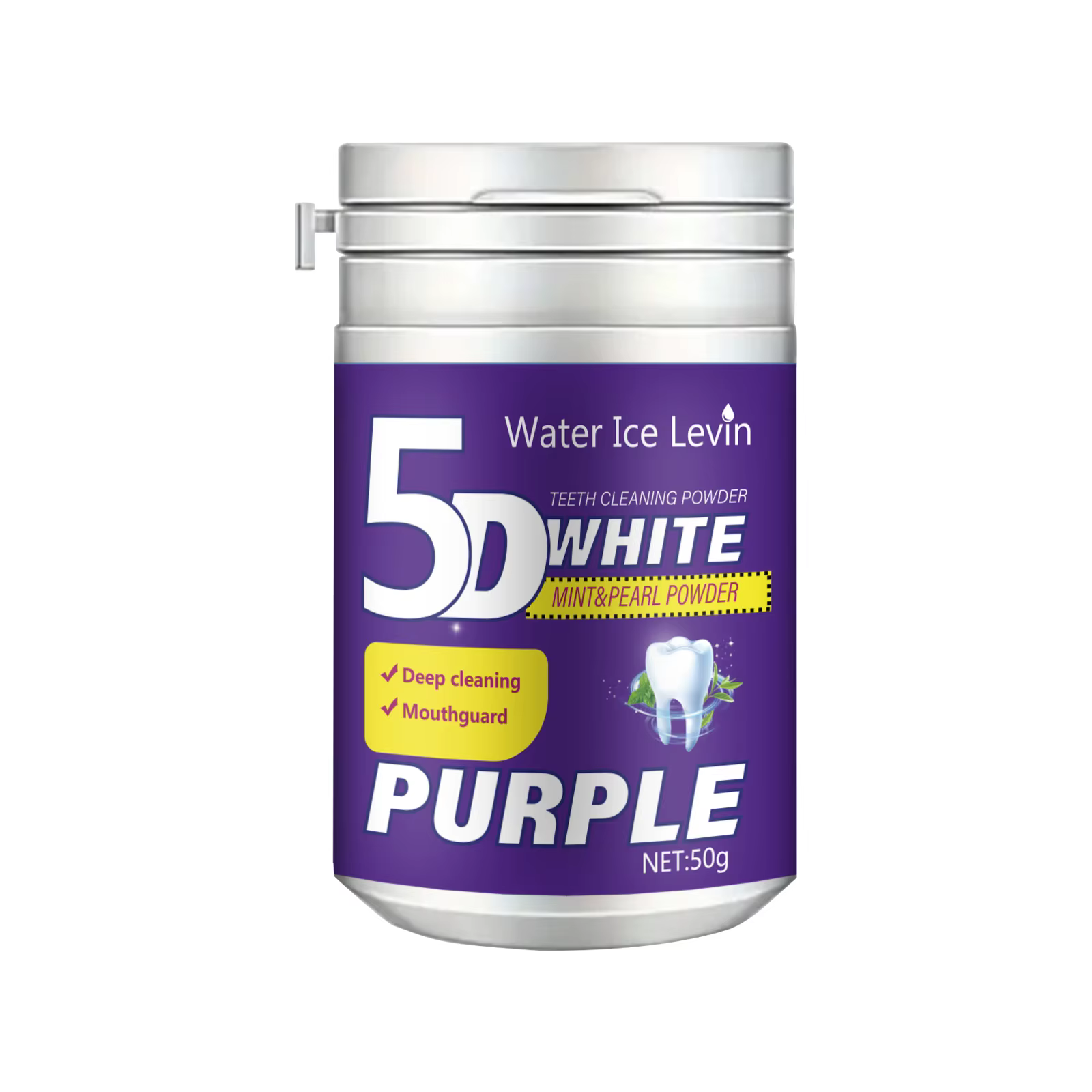 Poudre blanchissante violette simple - Cache les taches, non irritante - Poudre blanchissante pour l