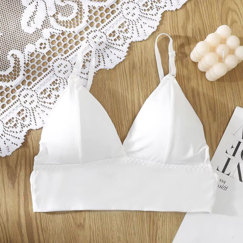 Soutien-gorge sexy dos nu pour femmes, sous-vêtements en forme de U, invisible, bralette sans fil, h