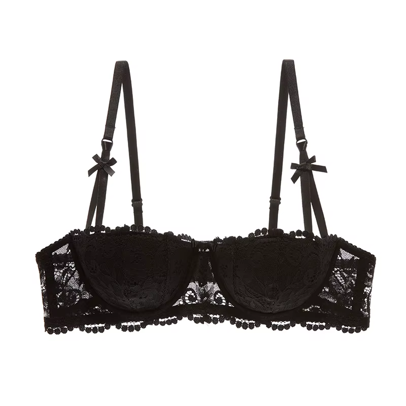 Soutiens-gorge demi-coupe 1/2 KUCLUT, Lingerie grande taille, Sous-vêtements fins rouges, Soutien-go