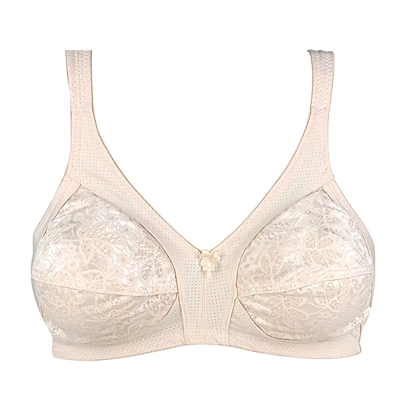 Soutien-gorge sans fil en coton pour femmes, sous-vêtements confortables, lingerie fine et respirant