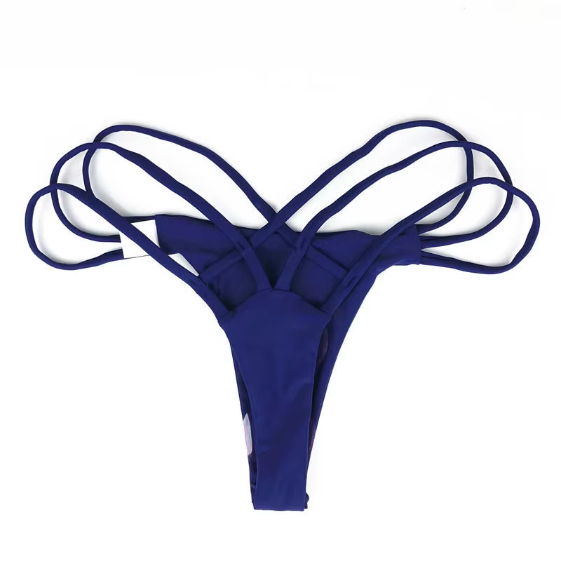 Maillot de bain brésilien pour femmes, culotte tanga, bikini effronté, culotte string, culotte tanga