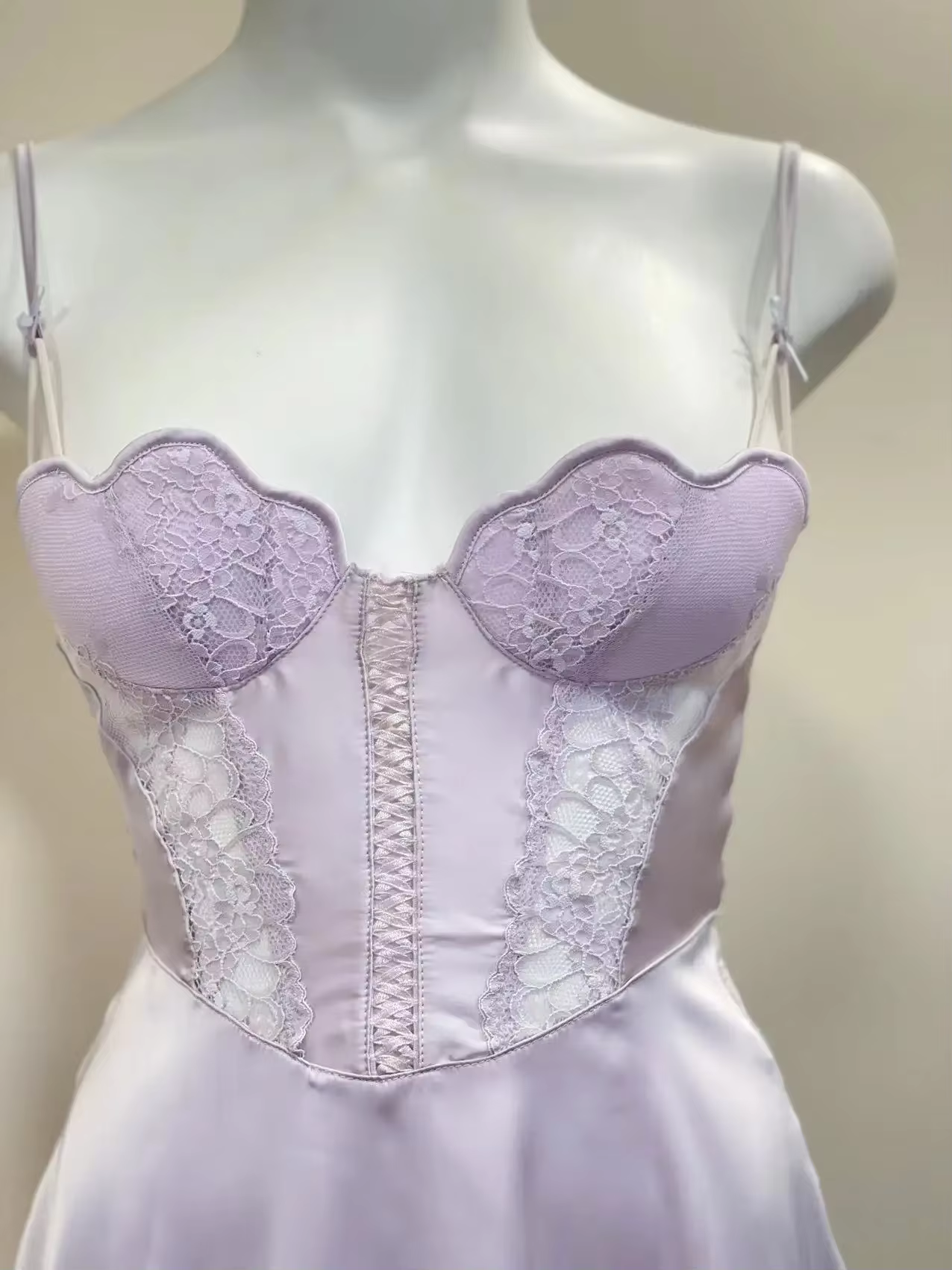 Chemise de nuit élégante en soie douce, vêtements de nuit Sexy pour femmes, Lingerie érotique, vêtem