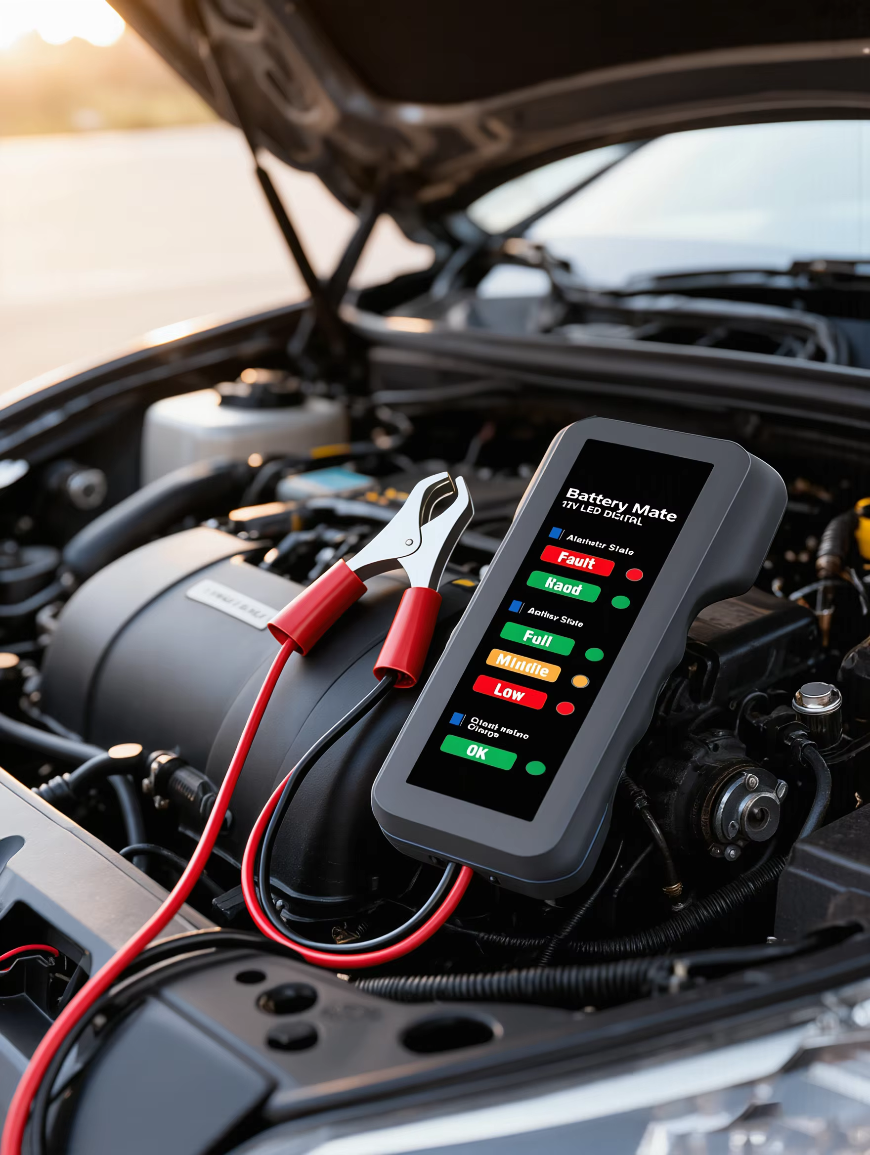 Vérificateur de batterie de voiture BM310, outil d'électricien automobile pour évaluer l'état de la