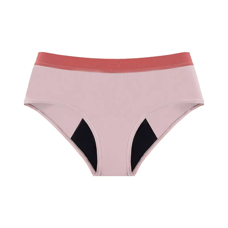 Culottes menstruelles pour adolescentes, sous-vêtements en coton pour femmes, couleur macaron, culot