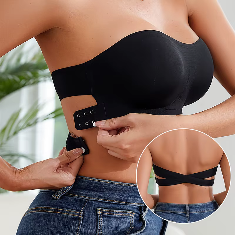 1 Unds/3 pièces/paquet soutien-gorge sans couture rembourré amovible soie glacée douce sans trace po