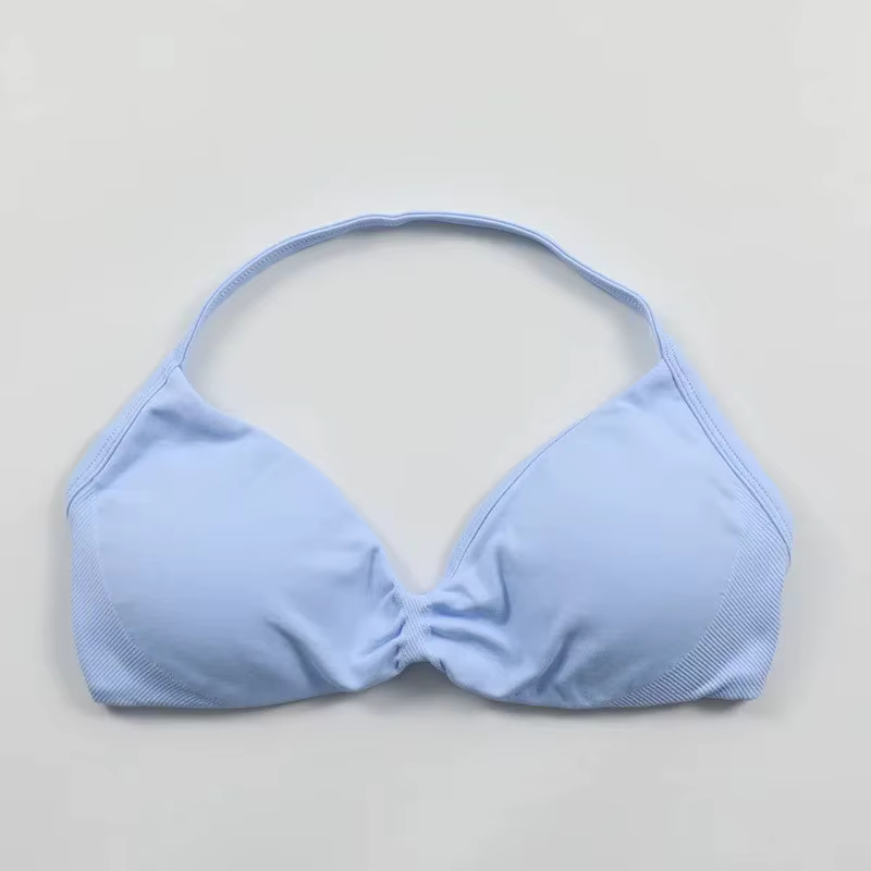 Soutien-gorge de sport à lacets à haut support pour femmes – Camisole à fines bretelles, sans coutur