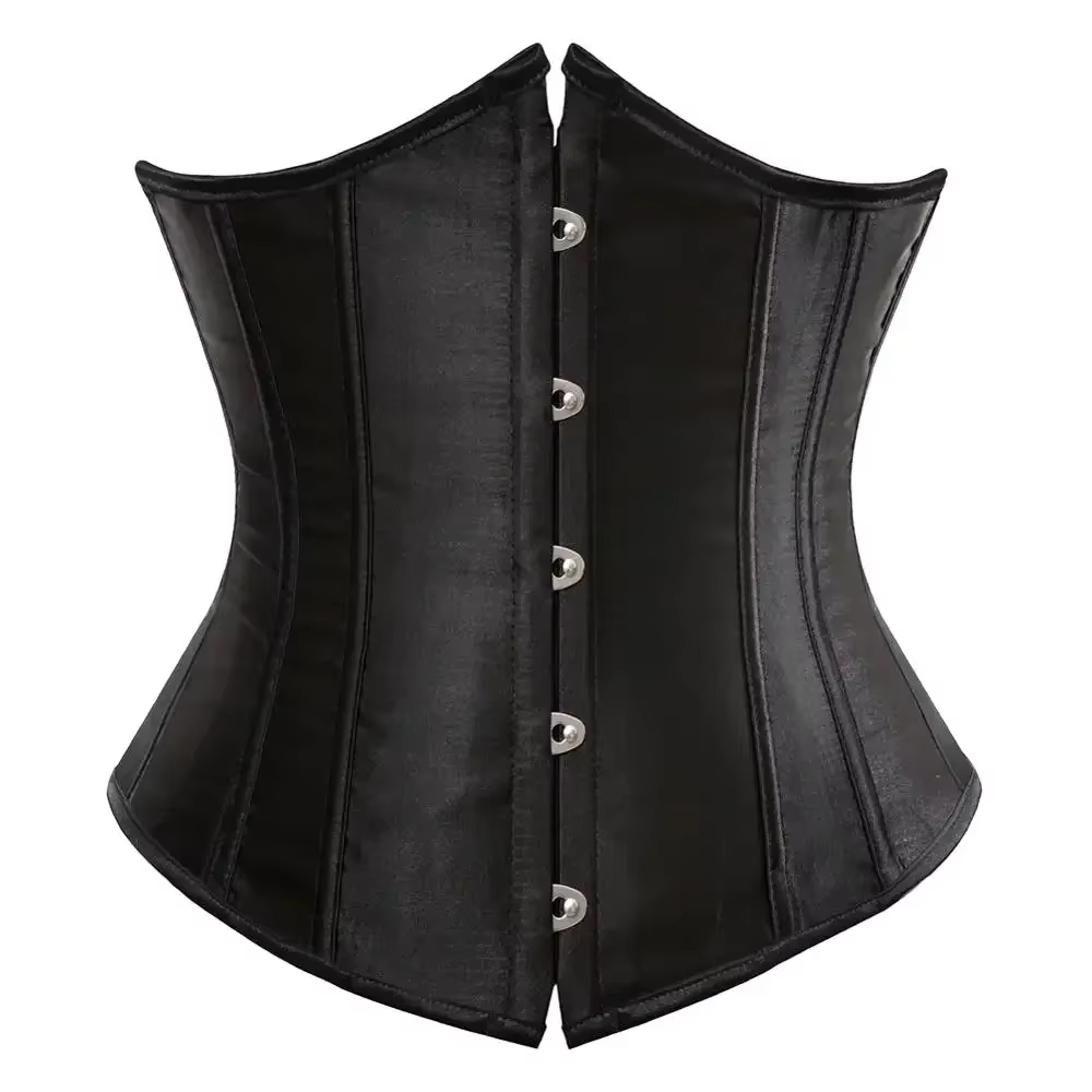 Corset à lacets pour femme, bustier vintage, entraîneur de taille, sous le buste, Saint Valentin, Re