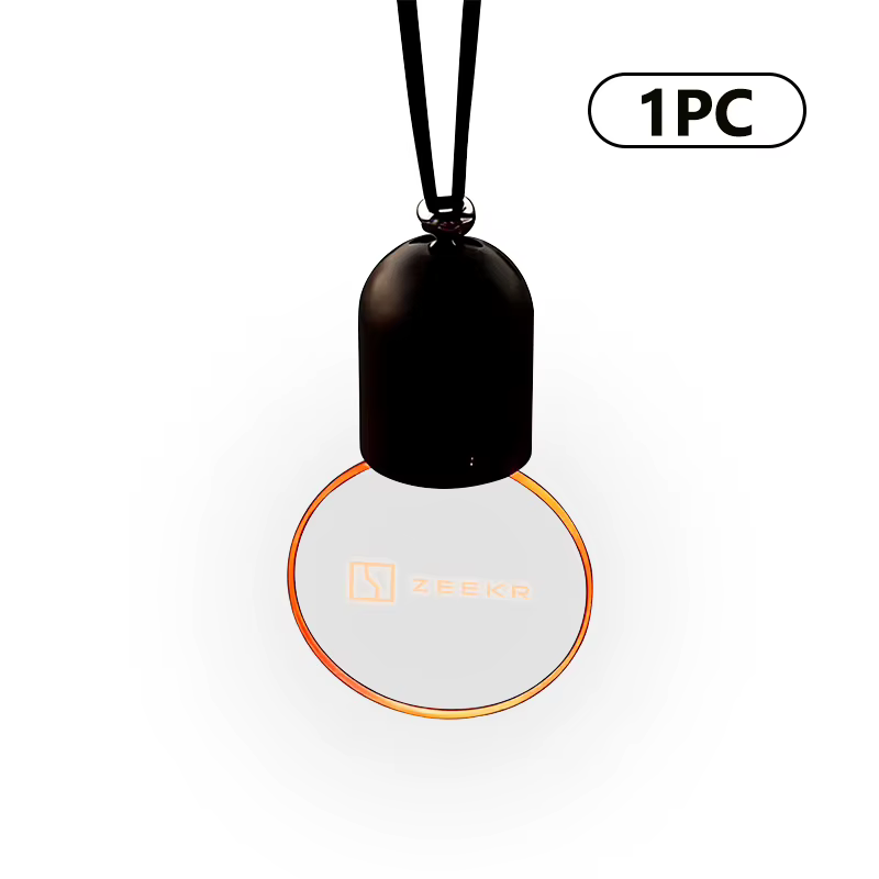 Pendentif lumineux en acrylique pour voiture, décoration suspendue pour l'intérieur des véhicules Ze