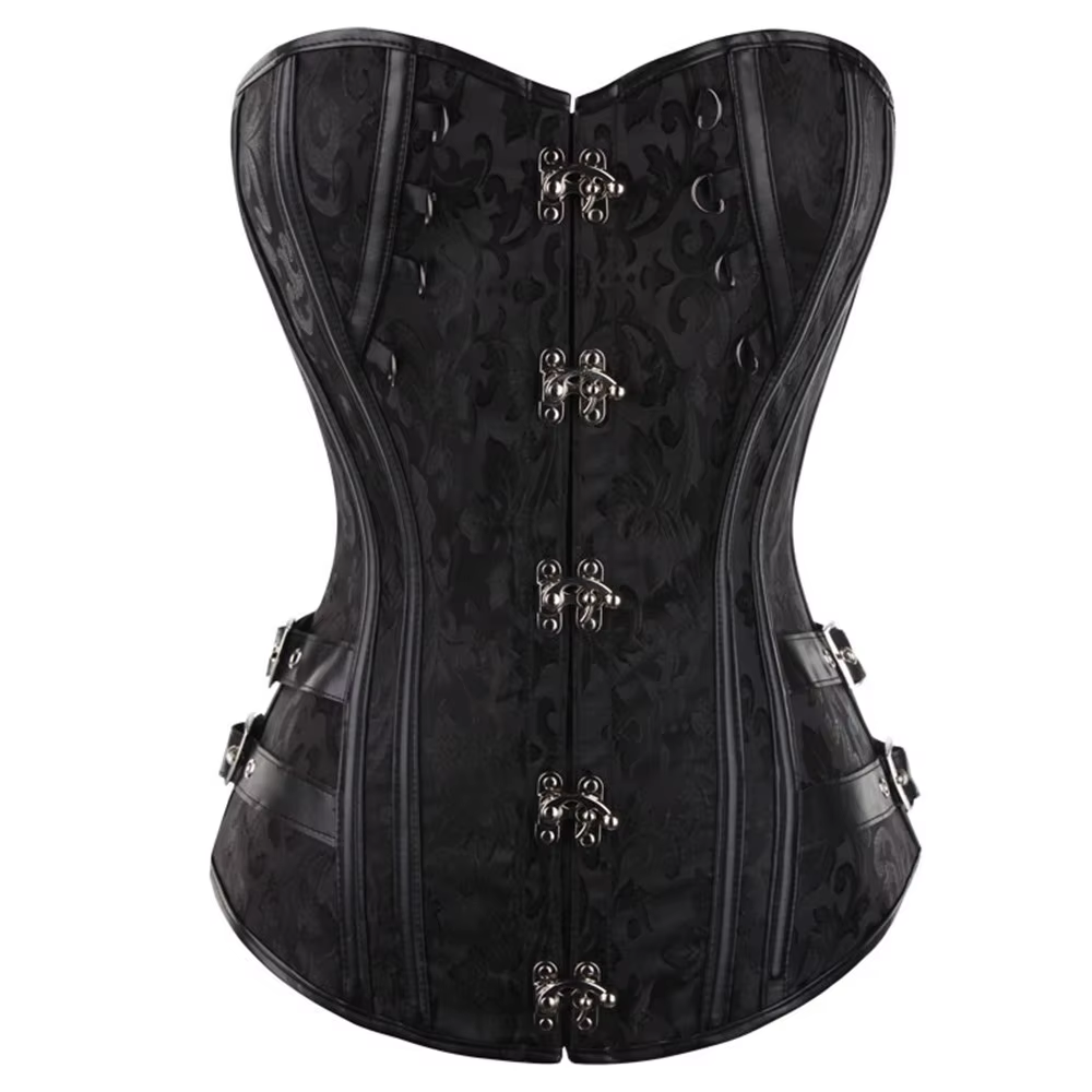 Corset femme Steampunk gaine amincissante Vintage vêtements gothiques corsage Bustier surbuste Burle