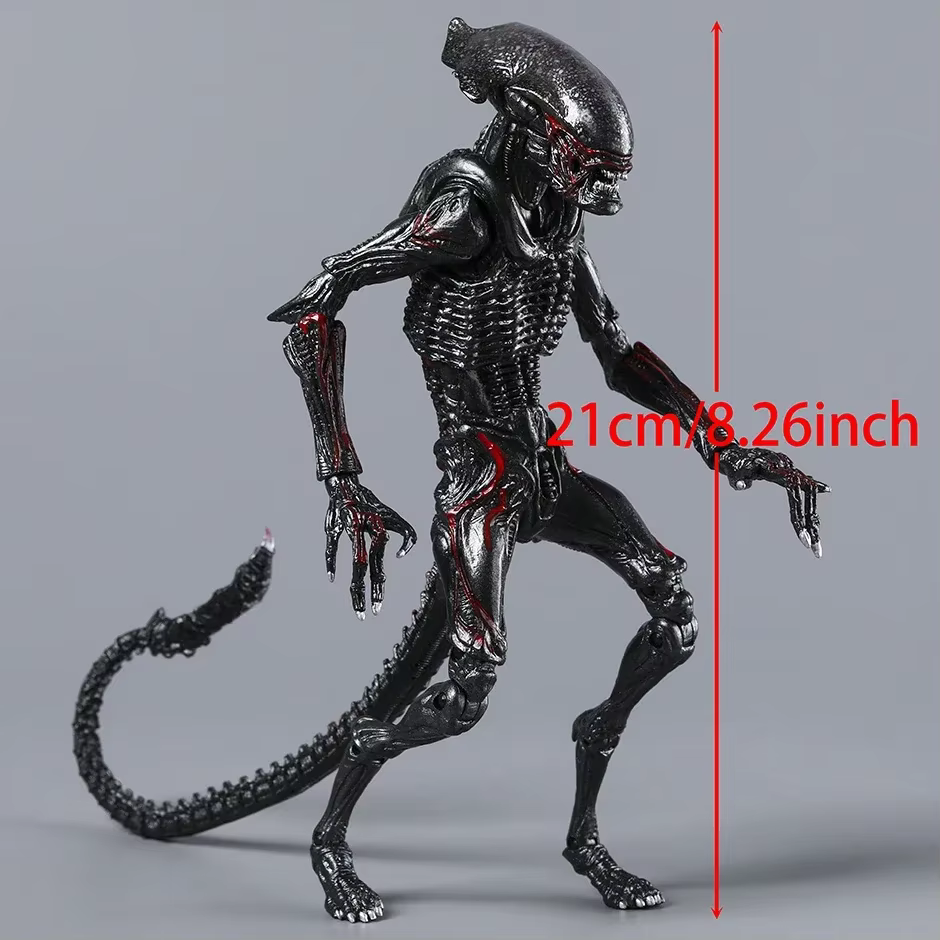 NECA Aliens Night Cougar Alien / Panthère Alien 7 pouces figurine avec accessoires modèle jouet