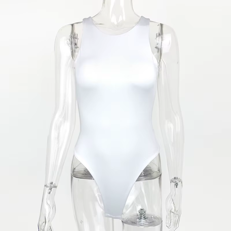 Body sans manches pour femmes, col rond, haut pour femmes, kaki, noir, nouvelle collection automne-h