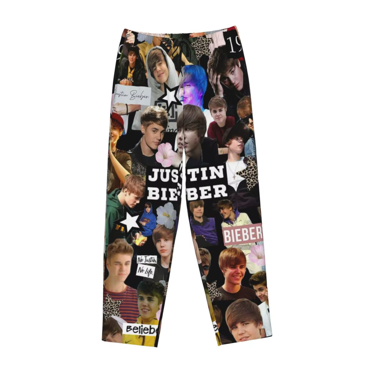 Pantalon de pyjama personnalisé Justin Bieber pour femme, pantalon de détente, vêtements de nuit ave