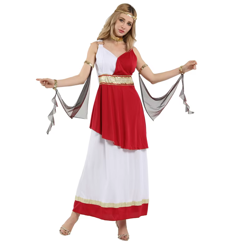 Carnaval Athéna Cosplay Costume déesse grecque antique Cosplay Halloween déguisement robe de soirée 