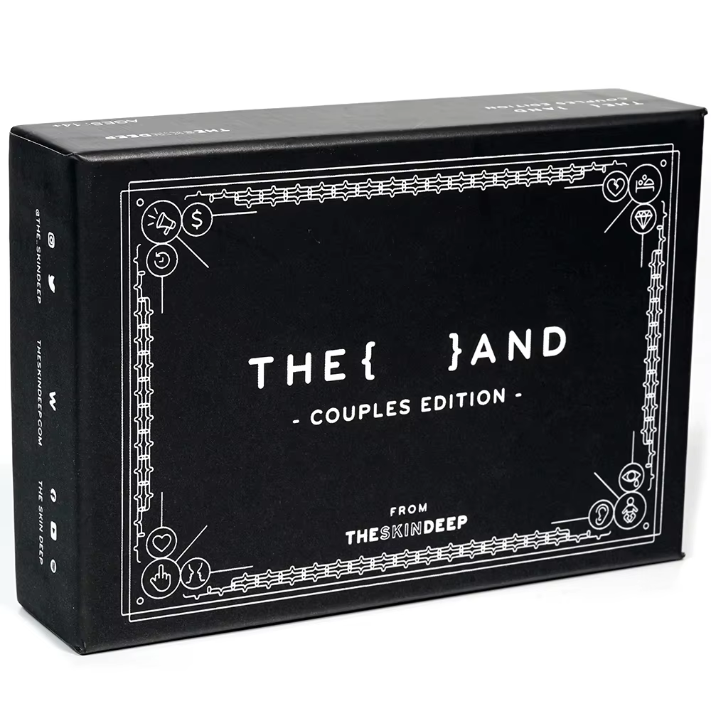 THE AND-Cartes de conversation pour couples, édition de jeu de cartes pour couples, 199 cartes de co