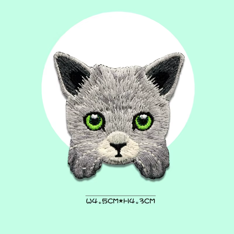 1 pièce mignon fer sur Patch mode dessin animé Ragdoll Chinchilla siamois Abyssinian Bengal chat aut