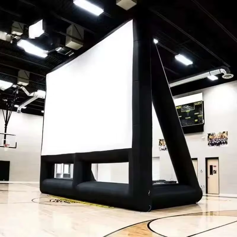 Écran de film géant Iatable de 30 pieds, cinéma de théâtre extérieur professionnel pour le plaisir d