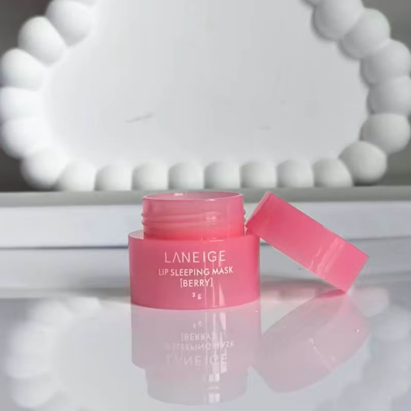 Masque de nuit pour les lèvres Laneige Vanilla Sweet Candy Gummy Bear, baume à lèvres réparateur de