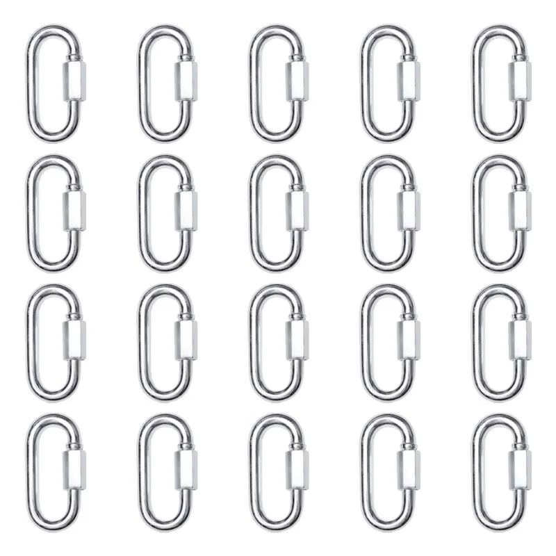 Porte-clés en acier haute résistance, lot 20 attaches solides, faciles à utiliser pour le levage cha