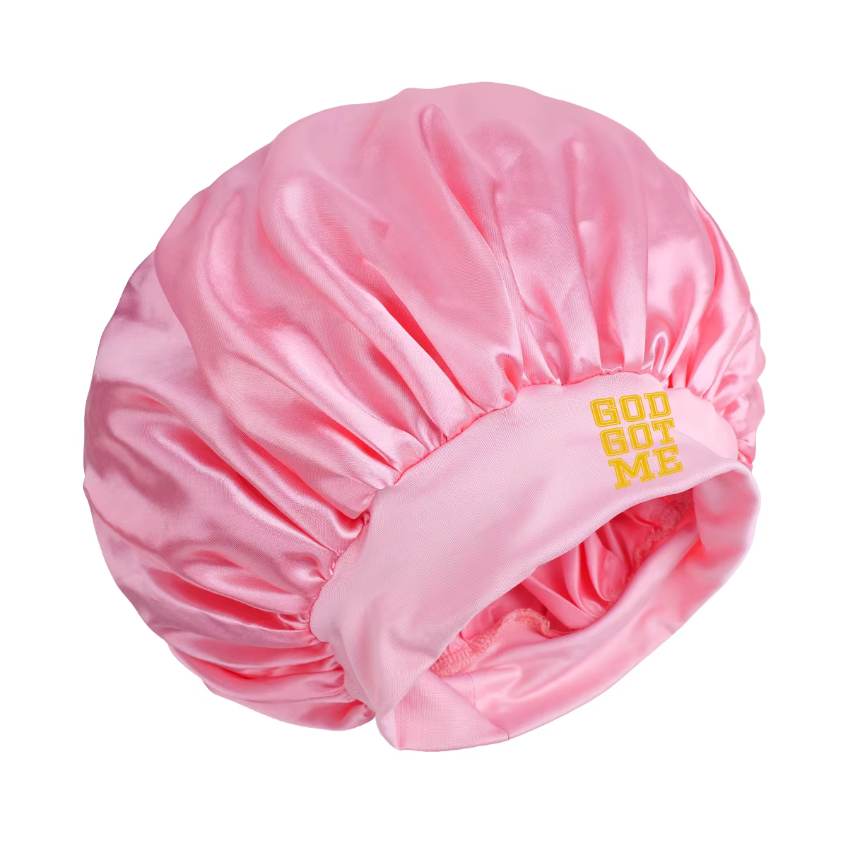 Bonnet de nuit en satin grande taille, bandeau doux et confortable, couvre-chef de nuit pour cheveux