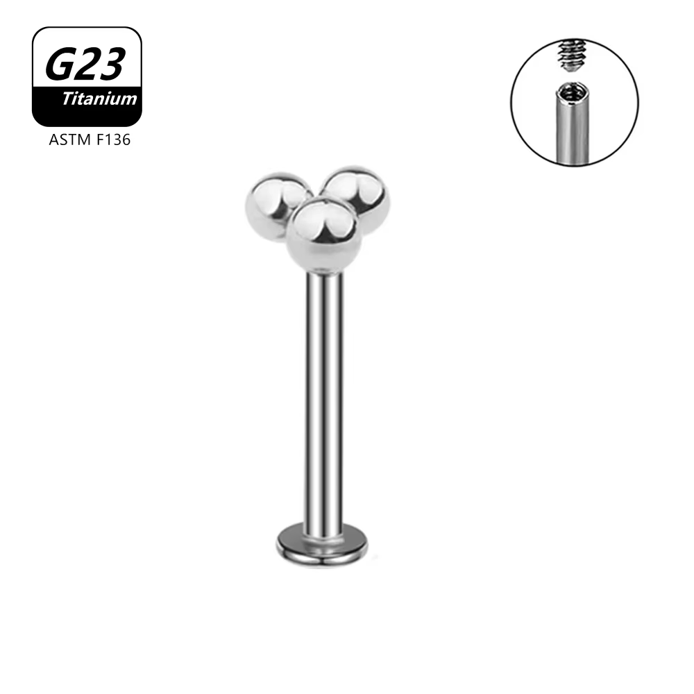 Piercing en Titane G23, Bijoux de Corps, Boucles d'Oreilles, Anneau Monroe, Tragus, Conque, Broche à