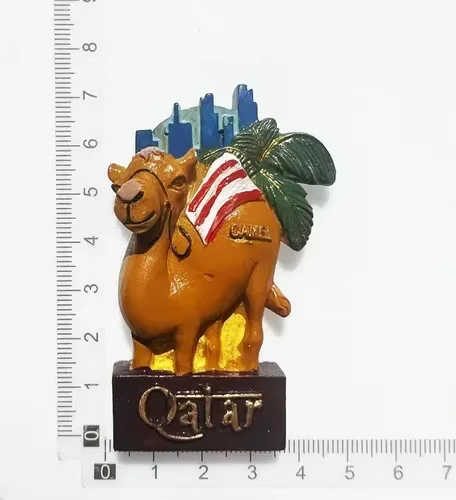 Centre islamique des états arabes Qatar aimants pour réfrigérateur chameau tourisme Souvenir magnéti
