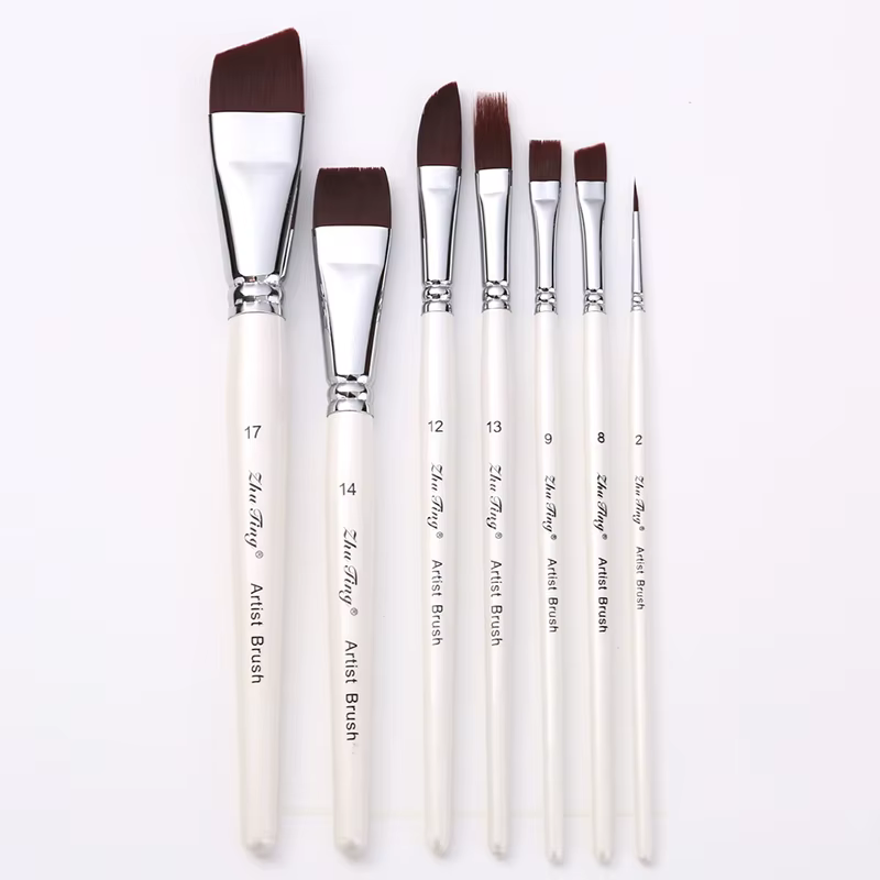 Ensemble de pinceaux de peinture professionnels multifonctionnels, visage, corps, art corporel, manc