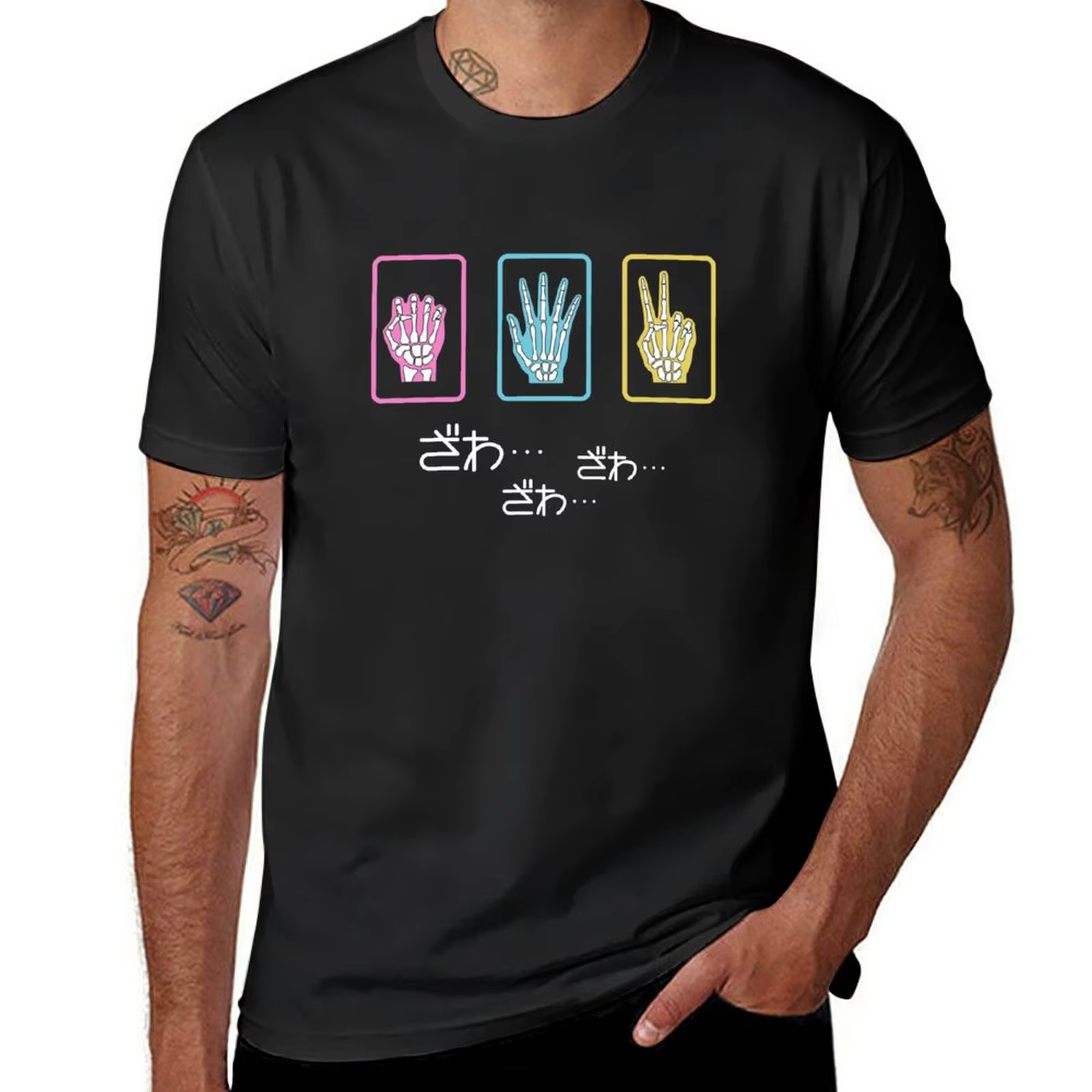 T-shirt en coton Kaiji Cards pour hommes, Économie lourds, Économie animés, Nouveau