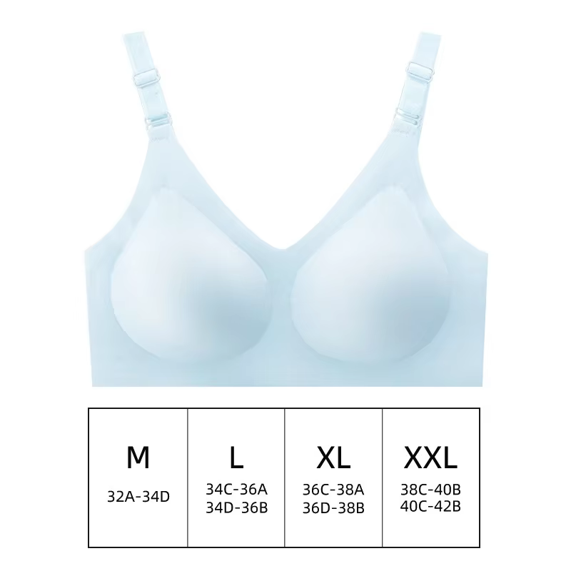 Soutien-gorge sans couture pour femmes, Lingerie confortable, hauts rembourrés, sous-vêtements Sexy 