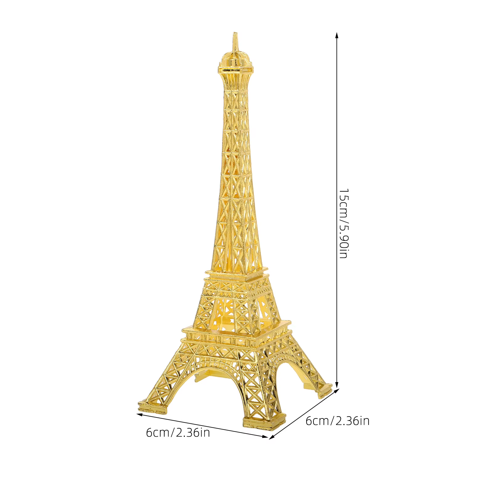Modèle de tour Eiffel en fer vintage, décoration de la maison, ornement de bureau, figurine rétro