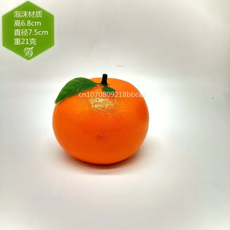 Faux Fruit de mandarine, Orange artificielle, Simulation de Fruits réalistes, modèle de décoration,