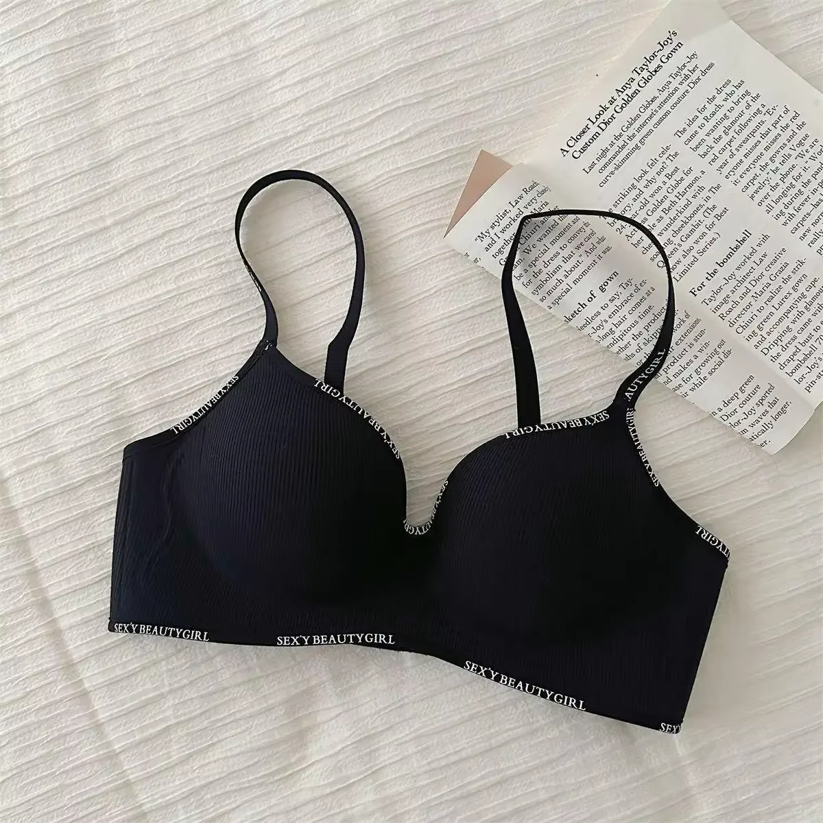 Soutien-gorge push up sans fil pour petits seins, bonnet AA, lingerie rembourrée épaisse et conforta