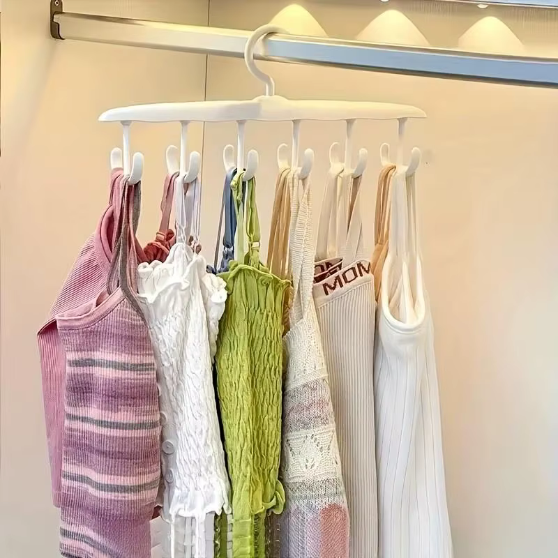 1 porte-soutien-gorge pour placard, 360 ° Étagères multifonctionnelles rotatives avec crochet pour c