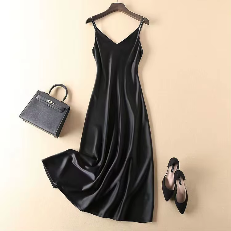 Robe Drapée Vintage pour Femme, Tenue de Soirée Chic et Sexy, Vêtement Éducatif, de Caractère Pur, N