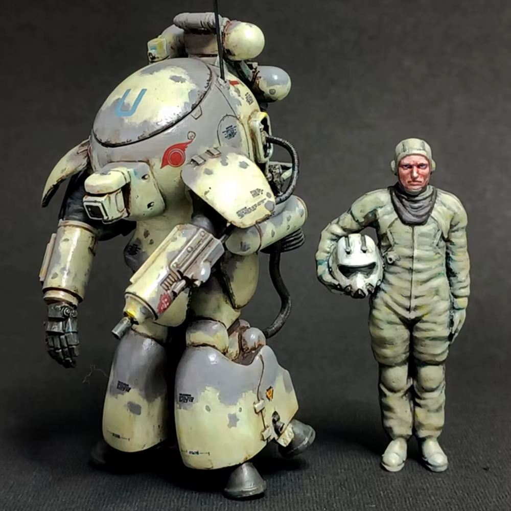 Pilote Mars 1/35, Mecha, figurine modèle en résine, GK, thème de science-fiction, kit non assemblé e